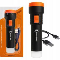 LED žibintuvėlis Vergionic su Li-Ion 300 mAh akumuliatoriumi Mini USB 2xLED