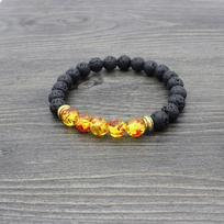Volcanic Stone Lava Bracelet - Multi-Color Options Available
