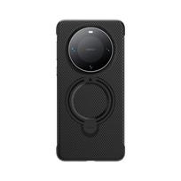 Dėl Huawei Honor Magic 7 Pro dėklo Kietas anglies pluošto žiedas Laikiklis Magnetinis apsauginis galinis dangtelis Dėklas Magic 7 6 5 4 Pro korpusui For Magic 5 Pro juoda