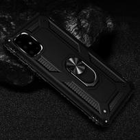 Šarvuotas smūgiams atsparus dėklas, skirtas Samsung Galaxy A21S A31 A11 A10 A21 A51 A41 A71 A50 A30S M21 M31 S20 Plus Note 10 Lite, su žiedu, automobiliui S20 Plus juoda