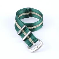 Nailono drobės laikrodžio dirželis 20mm 22mm for Omega 007 Karinis Sportinis Apyrankė Didelio Tankio Austa Juosta Vyrams Moterims Apyrankė for Seiko 5 18mm black