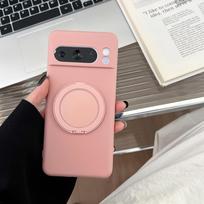 Žiedo Laikiklis Stovas Skysto Silikono Telefono Dėklas Google Pixel 9 8 7 6 Pro 9ProXL 9A 8A 7A 6A Saldainių Spalvos Smūgiams Atsparus Minkštas Dangtelis Google Pixel 6a