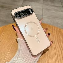 Naujas Google Pixel 11 mobiliojo telefono dėklas N11 stiprus magnetinis siurbimas Pixel1A galvanizuotas visapusiškas apsauginis nuo kritimo dėklas Pixel9 auksas