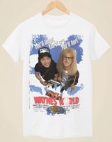 Wayne's World - Movie Poster Inspired Unisex White T-Shirt M gray