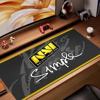 HYBXAXC Gaming Navi Mouse Pad XXL Mouse Pad Gamer Computer PC Keyboard Carpet Gaming Accessories CS GO Mousepad Mat Setup Gamer 30cmx60cm(11.8x23.6inch) black