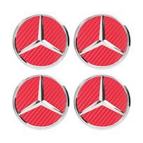 Hub Cap Auto Rim Center Caps Car Wheel Hub Replace Cover For Mercedes Benz Smart W205 C300 W203 W206 W108 W124 W126 W140 W168 W169 W176 red