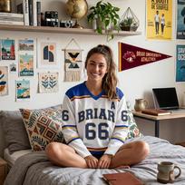 26 Ne universiteto miestelyje Briar universiteto ledo ritulio marškinėliai Graham 44 22 DI LAURENTIS 66 Tucker 46 Suaugusiųjų ir vaikų ilgomis rankovėmis marškinėliai 6XL gray