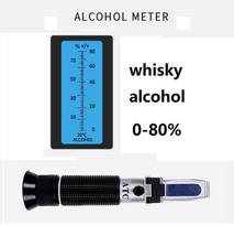 Nešiojamas tikslus alkoholmatis vyno alaus testeris alkoholio laipsnio kiekis rankinis refraktometras
