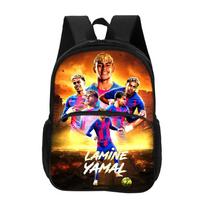 Kelioninė didelės talpos kuprinė L-Lamin Yamal Studentams Vaikams Futbolo Žvaigždės Mokyklinė kuprinė su priekine kišene Kuprinė Sportinė Kuprinė orange