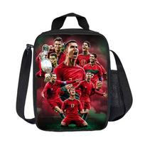 Ronaldo Šiluminis krepšys CR Futbolo Žvaigždės Izoliuotos pietų krepšiai Pietų dėžutė Neperšlampama rankinė-krepšys Sporto maisto laikymo krepšiai