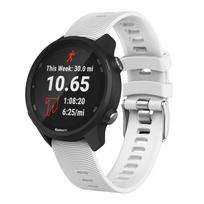 Dirželis Garmin Forerunner 245 Originalus Dirželis Universalus Silikoninis Dirželis Priedai Apyrankė Garmin Vivoactive 3 Laikrodžiui 20mm 20mm universal balta