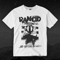 Rancid Ir Ateina Vilkai Marškinėliai, Comfort Colors Punk Rock Marškinėliai 120 black