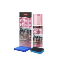 Automobilio interjero detalių poliravimo valiklis 100ml - Viskas viename apsauga, atkuria spalvą ir blizgesį, vinilui, gumai, plastmasei, nepalieka likučių gray