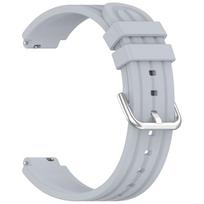 Garmin CIRQA išmaniosios apyrankės greito atsegimo laikrodžio apyrankė su tekstūros paviršiumi Apyrankė Garmin CIRQA dirželiui su sidabrine sagtimi For Garmin CIRQA white
