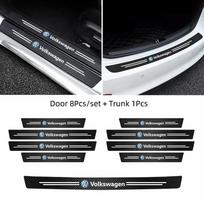 Automobilio durų slenksčio apsauginė lipdukas slenkstis neslystanti pagalvėlė kilimėlis VW GTI Rline Polo Golf 6 7 Passat CC Tiguan Arteon T-ROC Scirocco