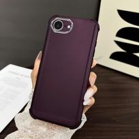 Case for iPhone 16e/17e Ultra-Soft Liquid Silicone Casing Y2K Minimalist Aesthetic Airbag Drop Protection Cover iPhone 16e/17e vyno raudonos spalvos