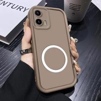 Telefono dėklas Motorola Moto G85 G84 G64 G54 Power 5G, atsparus smūgiams silikoninis minkštas apsauginis dangtelis-buferis su magnetiniu lipduku For Moto G54 Power