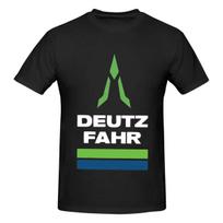 100 Cotton Deutz Fahr Logo Merchandise Essential Tshirt Unisexs Oversized T Shirt Unisex Round Neck Summer Shirts Tops S6xl 2XL black