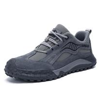 Dinggu Choice Men's All-Season Anti-Smash, Anti-Puncture Safety Work Shoes Gray 1272hui [Four Seasons Style]; 40 gray