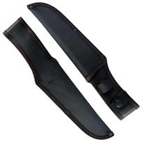 Nylon Fabric Knife Sheath with Belt Hanger for Outdoor Storage - Thickened and Convenient black
