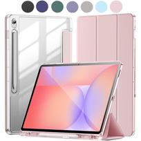 dėklas Skirta Samsung galaxy Tab S10 Lite SM-X400/X406B/S10 FE/S10/S9 FE/S9, Skaidrus dėklas su vietomis pieštukui, Automatinis miego/žadinimo režimas For Tab S10 Lite