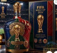 2026 m. Pasaulio taurės viskio butelis Aukšto borosilikatinio stiklo Heraklio puodelio butelis Kolekcinis leidimas 750 ml Style six; transparent