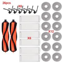 Complete Spare Parts Bundle for Xiaomi S40 PRO / OV71GL Robot Vacuum Mop Cloth Main Roller Side Brushes Dust Bag Washable Filter as the picture