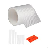 Bike Frame Protection Tape 300 cm Long Chainstay Protector Universal Sticker Black Translucent white