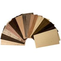 Faneros rinkinys įvairiems darbams su 24 lakštais naminės ir egzotinės medienos faneros, natūralios medienos lakštais 10cmx20cm