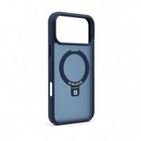 Evelatus Apple iPhone 18 Pro Max Shield Case With MagSafe & Stand Matte Ring Navy Blue