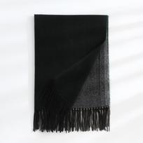 Korėjietiška Rudens ir Žiemos Dirbtinio Kašmyro Splicing Šaliko versija Japoniškas Harajuku Wind Ilgas dvejopo naudojimo skara Kutas Pastorintas Šiltas Šalikas 200*65cm black