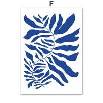 Mėlyna Henri Matisse Picasso moteris nuoga Botanikos plakatai Drobės tapyba ir spaudiniai Sienų menas gyvenamajam kambariui Dekoratyvinės nuotraukos 60x90cm No Framed