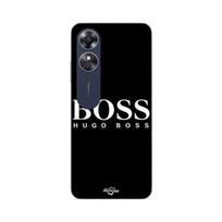 Case - Boss Hugo - Oppo A17 - Flexible - Black - Unisex juoda
