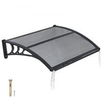 Lauko durų ir langų stogelis CZPC30X40G-C, 760 x 1000 mm, dūminės pilkos spalvos