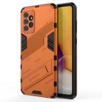 Skirta Samsung Galaxy A32 A52 A52s A72 4G 5G Atsparus smūgiams šarvuotas telefono dėklas Apsaugantis nuo kritimo Galinės dangtelio apsauga Stovas Coque dėklas For Samsung A32 4G oranžinė