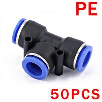 20/50/100 VNT. Pneumatinės jungtys Greita jungtis Oro žarnos vamzdžio jungtys Plastikinės PU PY 4mm 6mm 8mm 10mm 12mm Įstumiamas kištukas 8mm