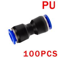 20/50/100 VNT. Pneumatinės jungtys Greita jungtis Oro žarnos vamzdžio jungtys Plastikinės PU PY 4mm 6mm 8mm 10mm 12mm Įstumiamas kištukas 4mm