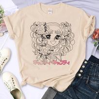 Candy Candy Marškinėliai moterims Unisex marškinėliai mergaitei komiksai anime drabužiai S gray
