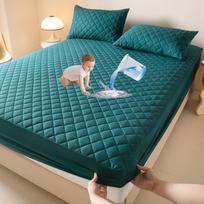 Vandeniui atsparus čiužinio užvalkalas nuo erkių, minkštas, patogus, kvėpuojantis lova, pritaikytas paklodė, neįskaitant pagalvės užvalkalo only pillowcases žalia