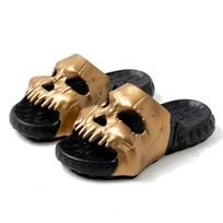 Kaukolo Šlepetė Demonas Y2k Platforma Debesis Vasarinė Paplūdimio Sandalas Šlepetės Flip Flop Vyras Vyriškas Neslystantis Patalpų Lauko Minkštas Batai Namai 2025 44-45 brown