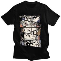 Japanese Animation Dragon Ball GOKU Printed Short-sleeved T-shirt Summer Men's and Women's Loose Cotton Half-sleeved Top 4XL white