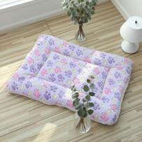 Mielas Pėdos Atspaudo Dvipusis Pliušinis Gyvūnėlio Kilimėlis Katėms ir Mažiems Šunims 35*29cm violetinė