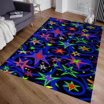 Arcade Stars Bowling Alley Carpet 90s Arcade Retro Rug Non-Slip Home Theater Movie Room Floor Mat Gamer Room Décor Retro Gift 50x80cm20x31in