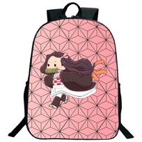 Demon Slayer kuprinė Kimetsu No Yaiba Tanjiro Nezuko Kamado Paauglių Mokyklinė Kuprinė Nešiojamo Kompiuterio Krepšys Berniukų Mergaičių Kuprinė Kelioninės Pečių Krepšiai 10