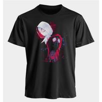 Vyriški ir moteriški marškinėliai Voras - Gvenas Mailzas Moralesas Vasaros Amerikietiška Pavasario ir Rudens Tendencija Per dydžio Trumpos rankovės 4XL black