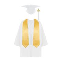 2026 m. Vaikų baigimo suknelės rinkinys 3 dalių rinkinys Darželio PhD kepurė ir chalatas Nuotraukai Baigimo ceremonijos apranga L