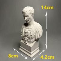 Napoleonas Bonapartas Biustas Statula Prancūzijos Imperatorius Gipso Skulptūra Klasikinis Istorinis Biuro Studijos Dekoras Dovana Istorijos Mėgėjams gray