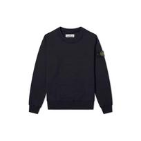 Stone Island 72156 Dažyta medvilnė apvaliu kaklu Juoda Unisex Streetwear 721563051-V0029 L black