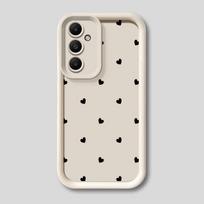 Minkštas dėklas Samsung Galaxy A26 A22 A24 A13 A36 A32 A34 A23 A12 A56 A33 A16 A14 Juodas Meilės Širdies Galaxy A32 5G