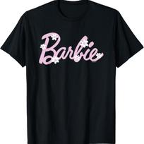 Barbie - Pavasario logotipas T-shirt XXXXXL juoda